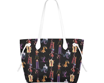 Villains Canvas Tote Purse | Villains Purse | Villains Bag | Villains Tote Bag | Ursula Purse | Disneyland Purse | Disneyland Tote |