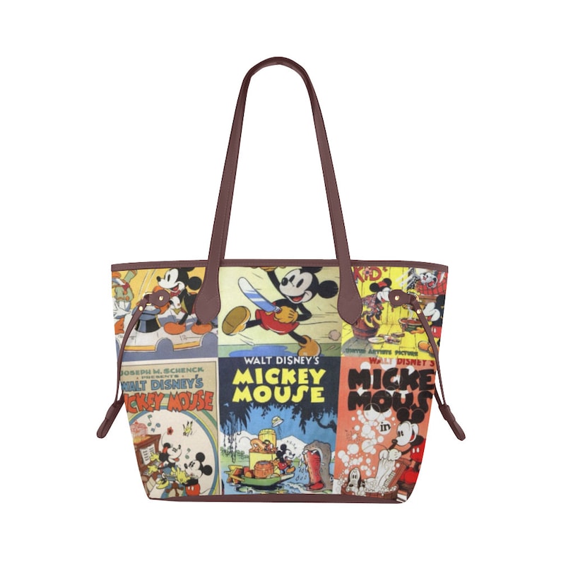 Mickey Mouse Tote Purse Classic Mickey Bag Mickey Mouse Etsy
