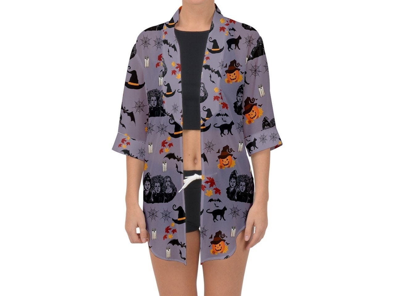 Hocus Pocus Chiffon Kimono | Hocus Pocus Kimono | Disney Halloween Kimono