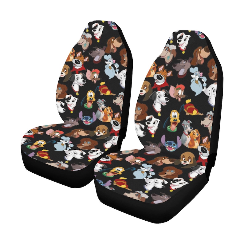 Disney Dogs Car Seat Covers Disney Car Seat Covers Car Etsy