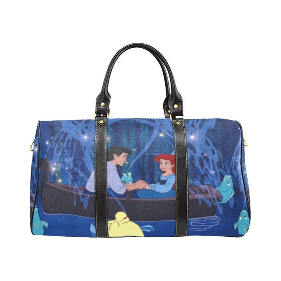 Little Mermaid Travel Bag Ariel Travel Bag Disney Travel Bag Disney Luggage  Disney Duffel Bag Disney Suitcase Ariel Bag 