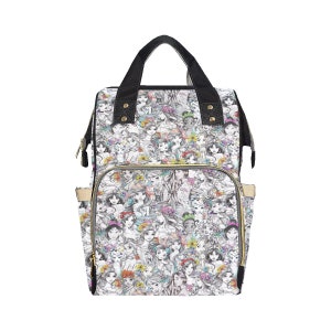 Disney Princess Diaper Bag Backpack | Disney Princess Backpack | Disney Diaper Bag | Disneyland Backpack | Disney Bag Disney Diaper Backpack