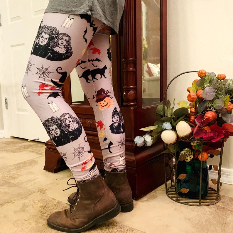 Hocus Pocus Leggings Disney Halloween Leggings Halloween - Etsy