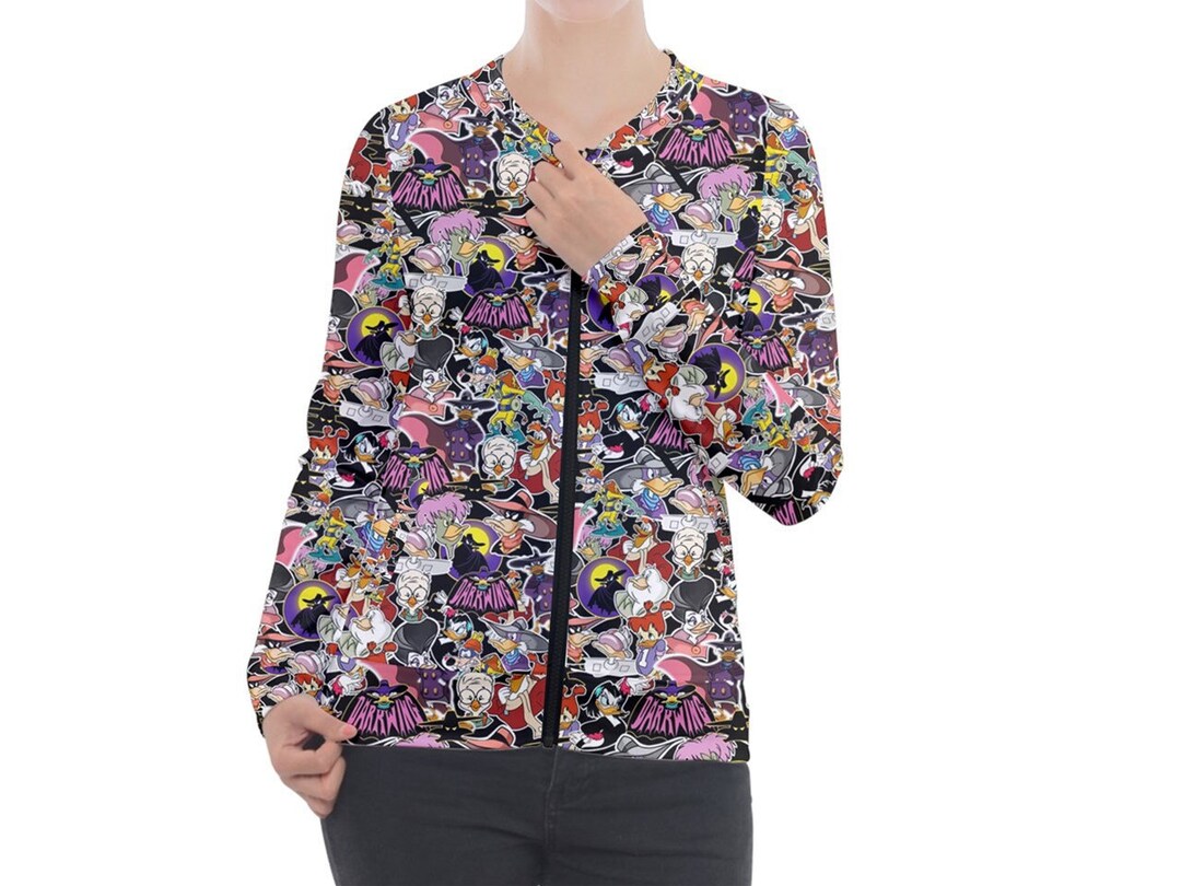 Darkwing Duck Light Jacket Darkwing Duck Zipup Jacket Darkwing Duck
