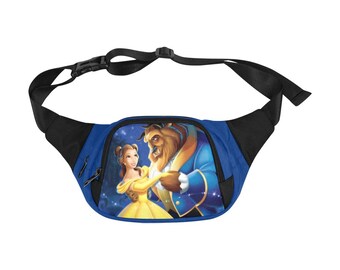 Beauty and the Beast Fanny Pack | Beauty and the Beast Fanny Pack | Belle and Beast | Disneyland Fanny Pack | Disney Fanny Pack | Fanny Pack
