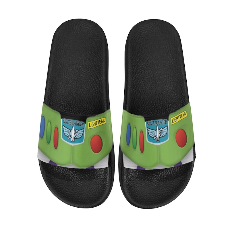 Buzz Lightyear Slip on Sandals Buzz Lightyear Sandals | Etsy