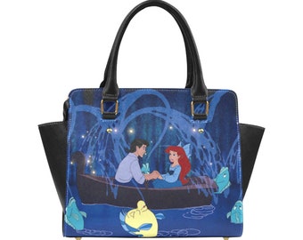 Little Mermaid Handbag Purse Little Mermaid Tote Bag Disney Purse Disney Tote Bag Disney Tote Disneyland Purse Disney World Purse Etsy Ireland