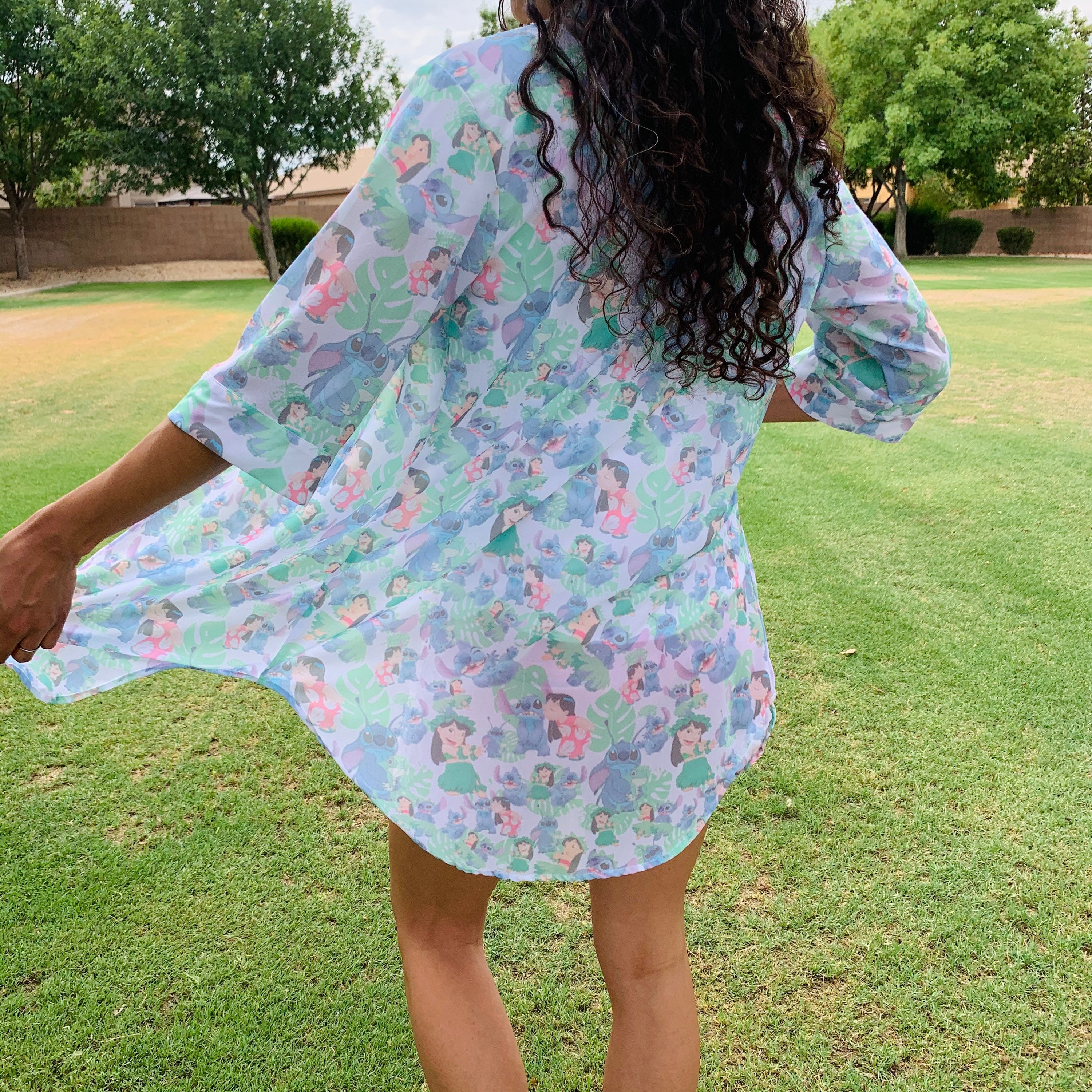 Lilo and Stitch Chiffon Kimono | Lilo and Stitch Kimono | Disney Kimono