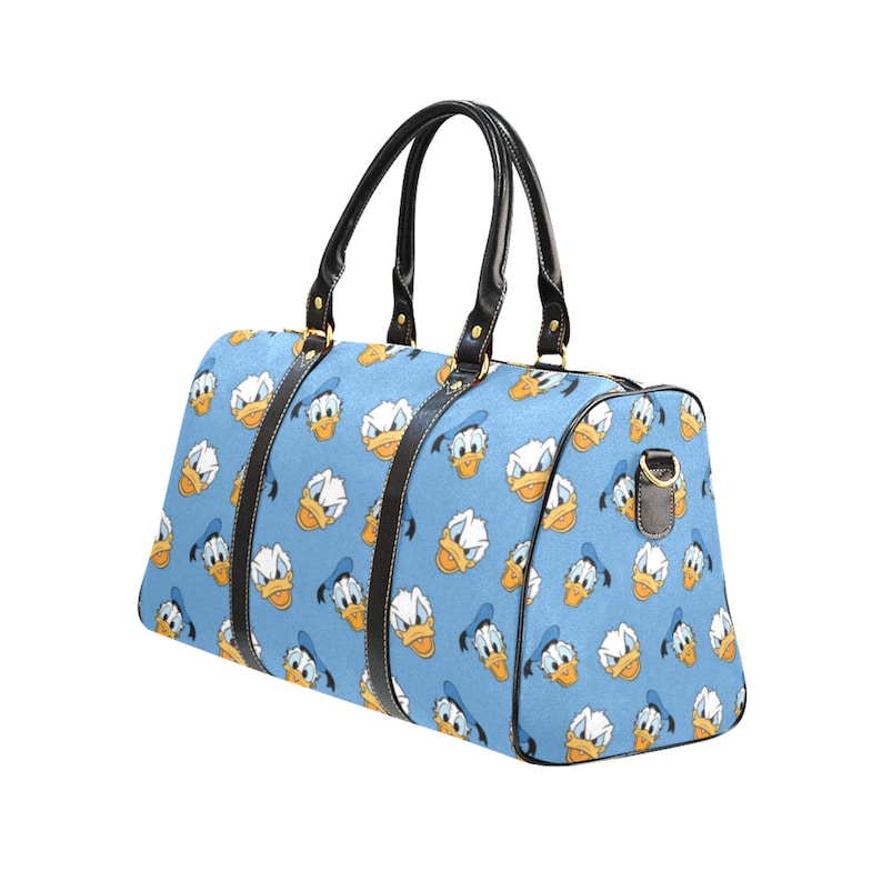 Donald Duck Travel Bag Donald Duck Duffel Bag Disney Etsy