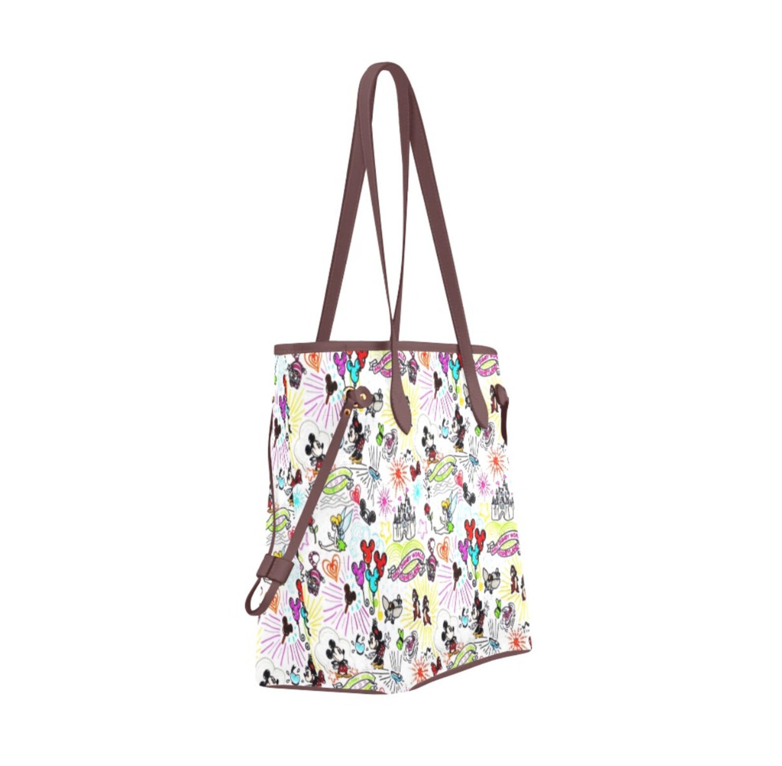 Disney Parks Canvas Purse Disneyland Purse Disney World Etsy