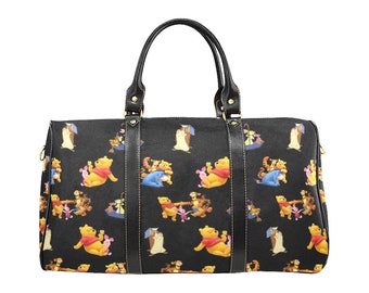 Pooh and Friends Travel Bag | Pooh Bear Duffel Bag | Disney Duffel Bag | Disney Bag | Pooh Bear Luggage | Pooh Bear Suitcase | Pooh Bear