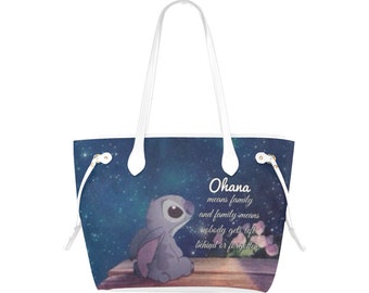 Bolso de lona de Stitch / Bolso de Lilo y Stitch / Bolso de Lilo y Stitch / Bolso de mano de Stitch / Bolso de Disney / Bolso de mano de Disney / Bolso de mano de Disneyland