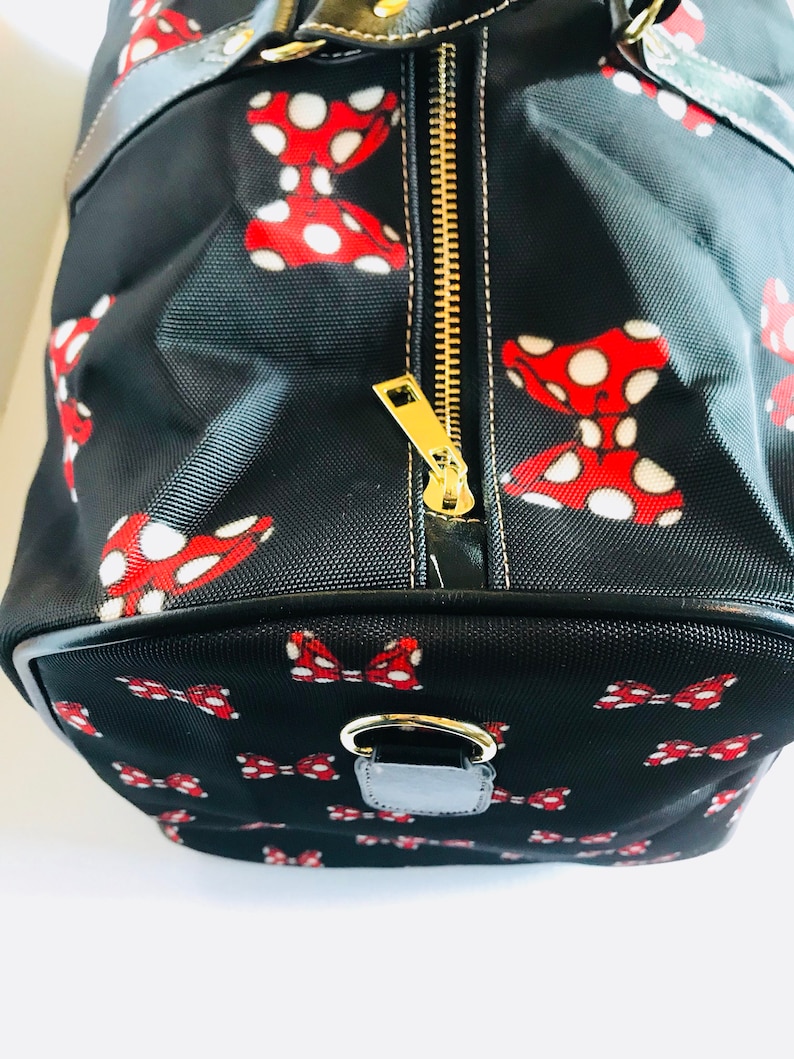 Minnie Mouse Bow Travel Bag Minnie Mouse Duffel Bag Disney - Etsy