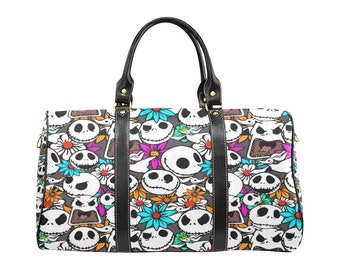 Jack Skellington Reisetasche | Jack Skellington Tasche | NBC Reisetasche | Jack und Sally | Disney Gepäck | Disney Duffel Tasche | Disney Koffer