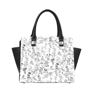 Disney Sketch Handbag | Disney Sketch Purse | Disney Bag | Disney Purse | Disney Shoulder Bag | Disneyland Bag | Disneyland Purse |