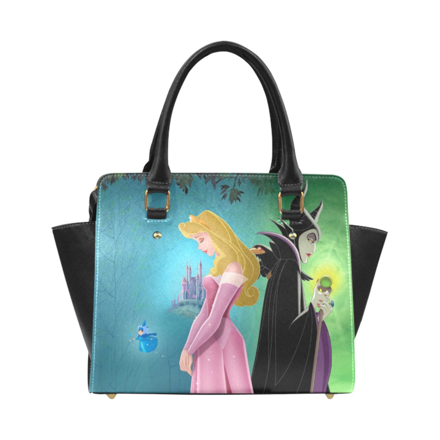 Sleeping Beauty Maleficent Handbag Sleeping Beauty Purse Sleeping Beauty Bag Disney Shoulder Bag Disneyland Bag Disneyland Purse Etsy