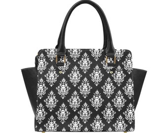 Jack Skellington Haunted Mansion handtas behang | Jack Skellington-portemonnee | NBC-portemonnee | Disney-portemonnee | Disneyland-tasje | Spookhuis