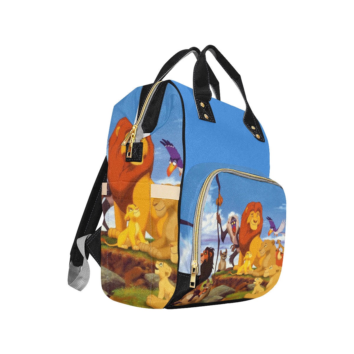 Lion King Diaper Bag Backpack Simba Backpack Lion King Bag Etsy