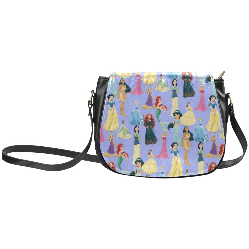 Disney Princess Crossbody Purse | Disney Princess Leather Saddle Bag ...