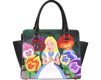 Alice in Wonderland Handbag | Alice in Wonderland Purse | Alice in Wonderland Bag | Disney Purse | Disney Bag | Mad Hatter Purse | Alice Bag