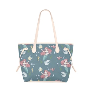 The Little Mermaid Purse | Ariel Tote Bag | Ariel Purse | Little Mermaid Tote Bag | Disney Princess Purse | Disney Purse | Disneyland Tote