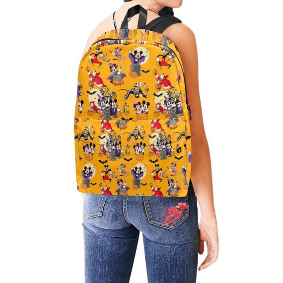 Mickey and Friends Halloween Rucksack Disney Halloween Buchtasche Disney Halloween Geldborse Disneyland Rucksack Disney Rucksack Etsy