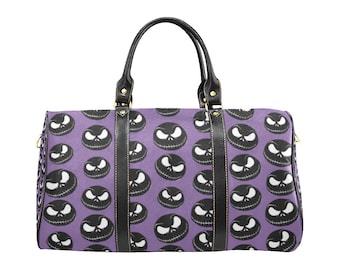 Jack Skellington Travel Bag Jack Skellington Duffel Bag Nightmare Before Christmas Bag Disney Luggage Disney Suitcase Disney Bag Etsy