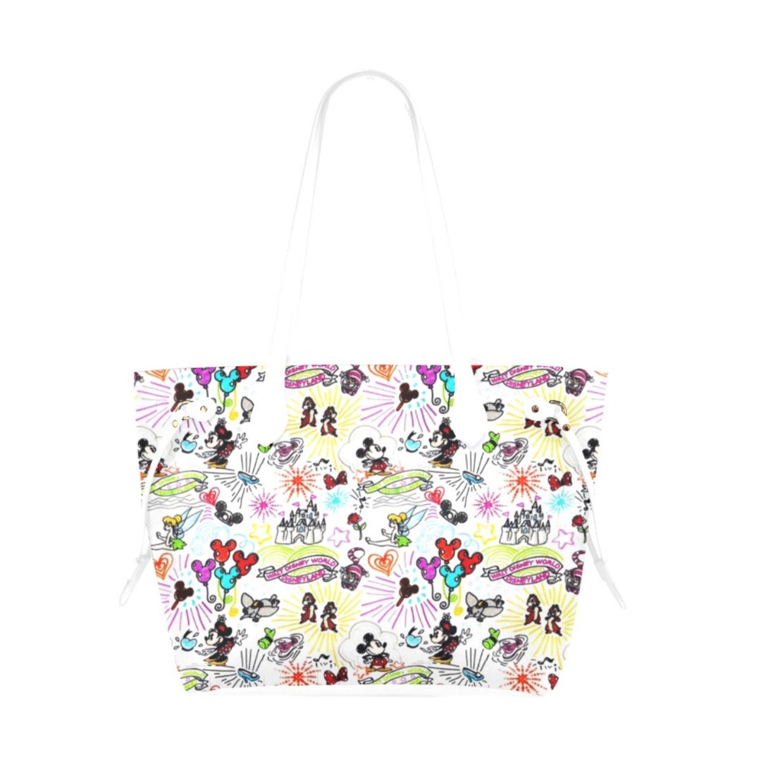 Disney Parks Canvas Purse Disneyland Purse Disney World Etsy
