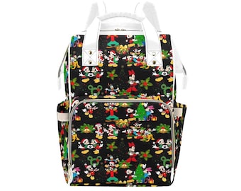 Mickey and Friends Diaper Backpack | Mickey Diaper Bag | Mickey Christmas Bag | Mickey Backpack | Disney Bag | Disney Bag | Disneyland Bag