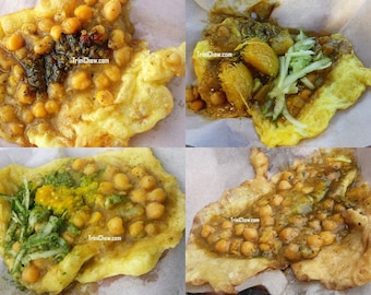 Trinidad Doubles (Bara and Curried Channa)-Downloadable Recipe