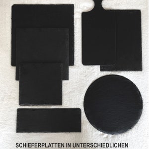 Servierplatte mit "Flaschen-Motiv" personalisierbar / Platte aus Schiefer mit Bild und Wunschtext graviert / inkl. Versand!!! image 3