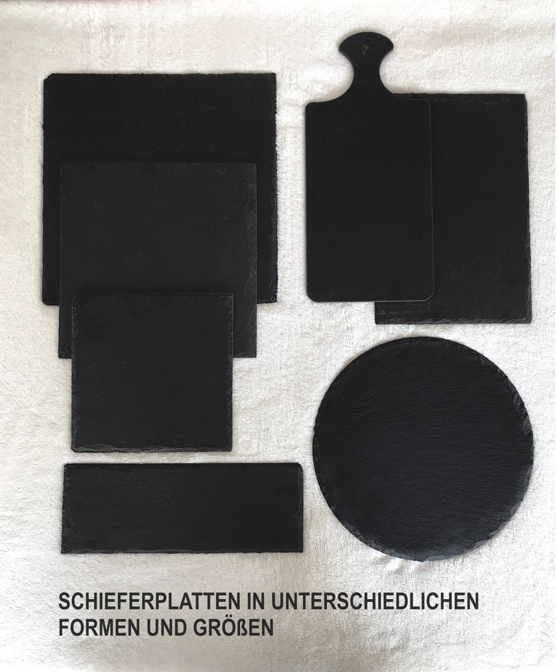 Servierplatte mit "Flaschen-Motiv" personalisierbar / Platte aus Schiefer mit Bild und Wunschtext graviert / inkl. Versand!!! image 3