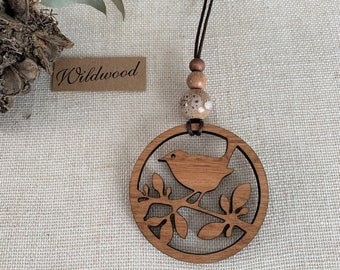 SKU: N007 Birds on a Branch Necklace Bar Necklace with Bird Gold Birds Jewelry