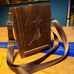 Personalized Wooden Messenger Box – Artist & Writer Gift Design1