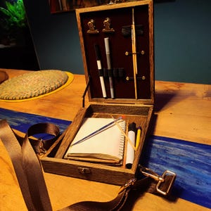 Personalized Wooden Messenger Box – Artist & Writer Gift image 13
