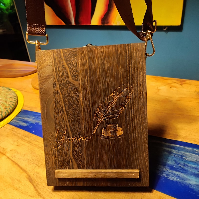 Personalized Wooden Messenger Box – Artist & Writer Gift image 19
