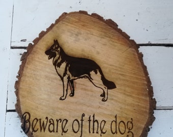 Personalised dog plaque