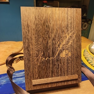 Personalized Wooden Messenger Box – Artist & Writer Gift Design4