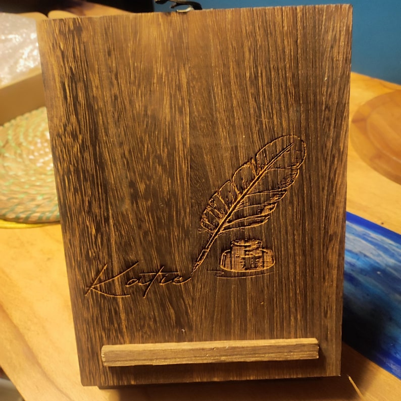 Personalized Wooden Messenger Box – Artist & Writer Gift image 16