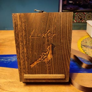 Personalized Wooden Messenger Box – Artist & Writer Gift image 10