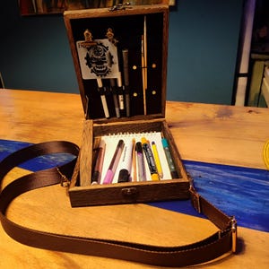 Personalized Wooden Messenger Box – Artist & Writer Gift image 11