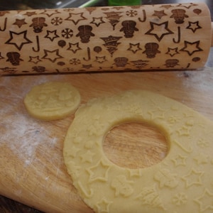 christmas rolling pin-1 image 1