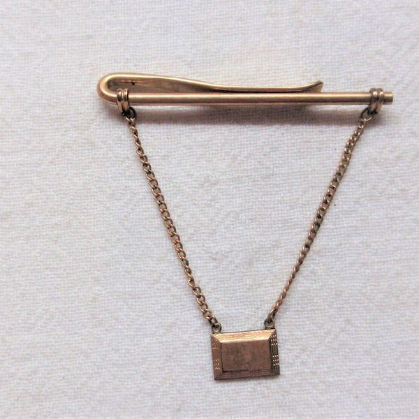 anson tie clip and cufflinks