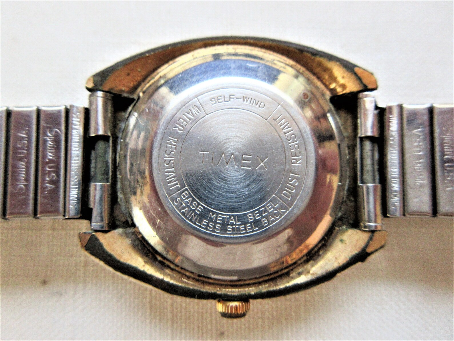Timex Automatic Self Winding Watch. Back Stamped Water and Etsy