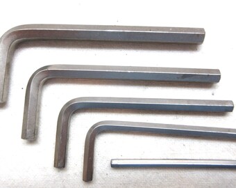 Allen Hex Wrench Set - 7 Piece (1/4 to 5/64) - Etsy