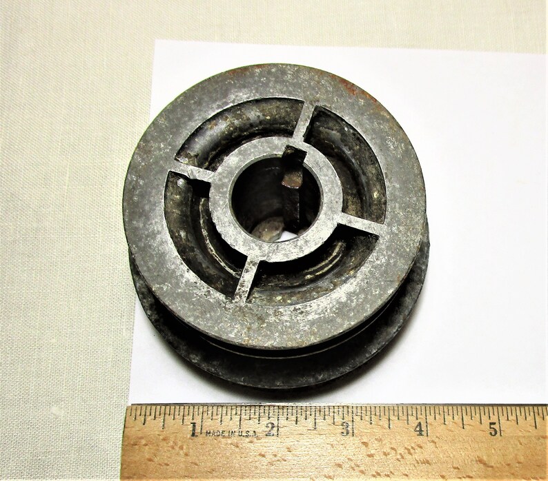 Used Double Pulley Wheel 1/2 groove 1/2 shaft Etsy