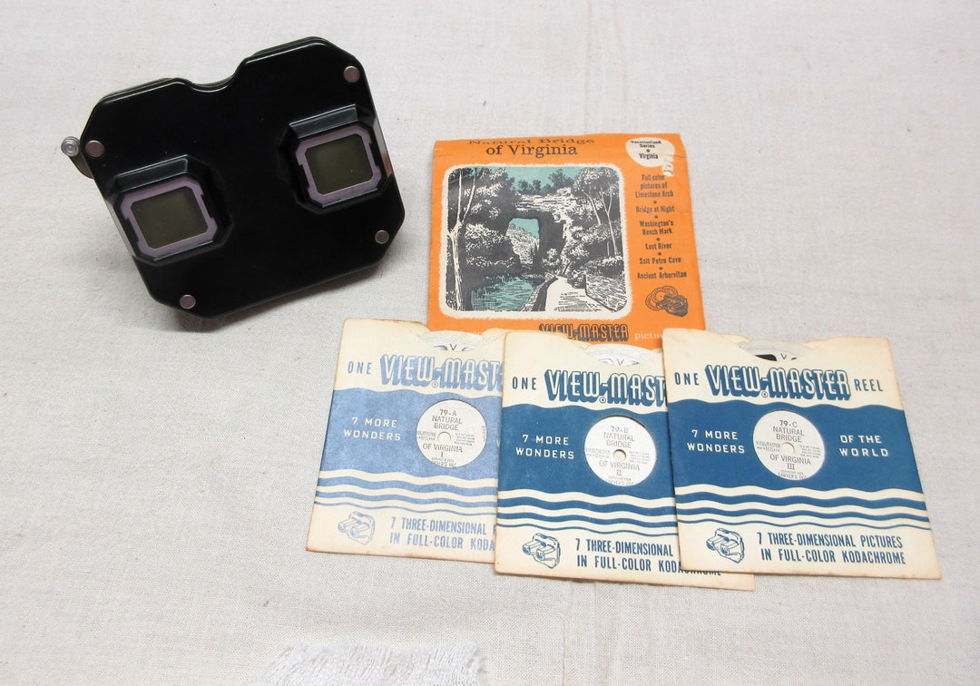 Sawyers View-master Model C From 1950s and a Pack of 3 Reels - Etsy