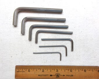 Allen Hex Wrench Set - 7 Piece (1/4 to 5/64)