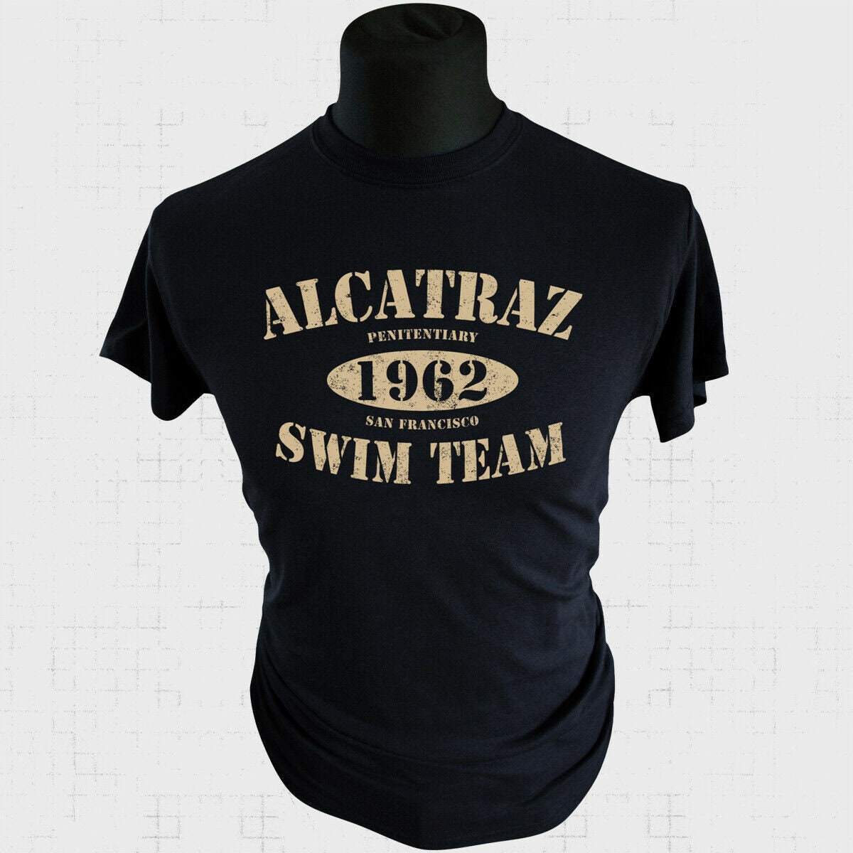 Alcatraz swim team t shirt Clearance
