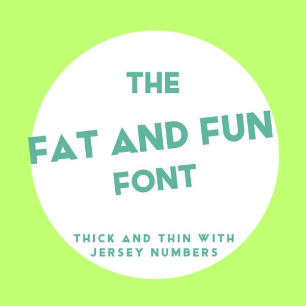 Svg Fat Letters - Etsy